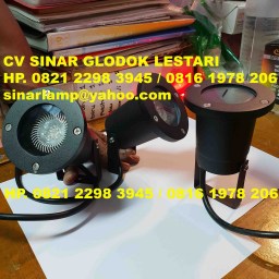 Kap Lampu Sorot Taman LED 3W 12V atau 220V